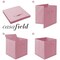 Casafield Set of 12 Collapsible Fabric Cube Storage Bins - Foldable Cloth Baskets for Shelves, Cubby Organizers &#x26; More
